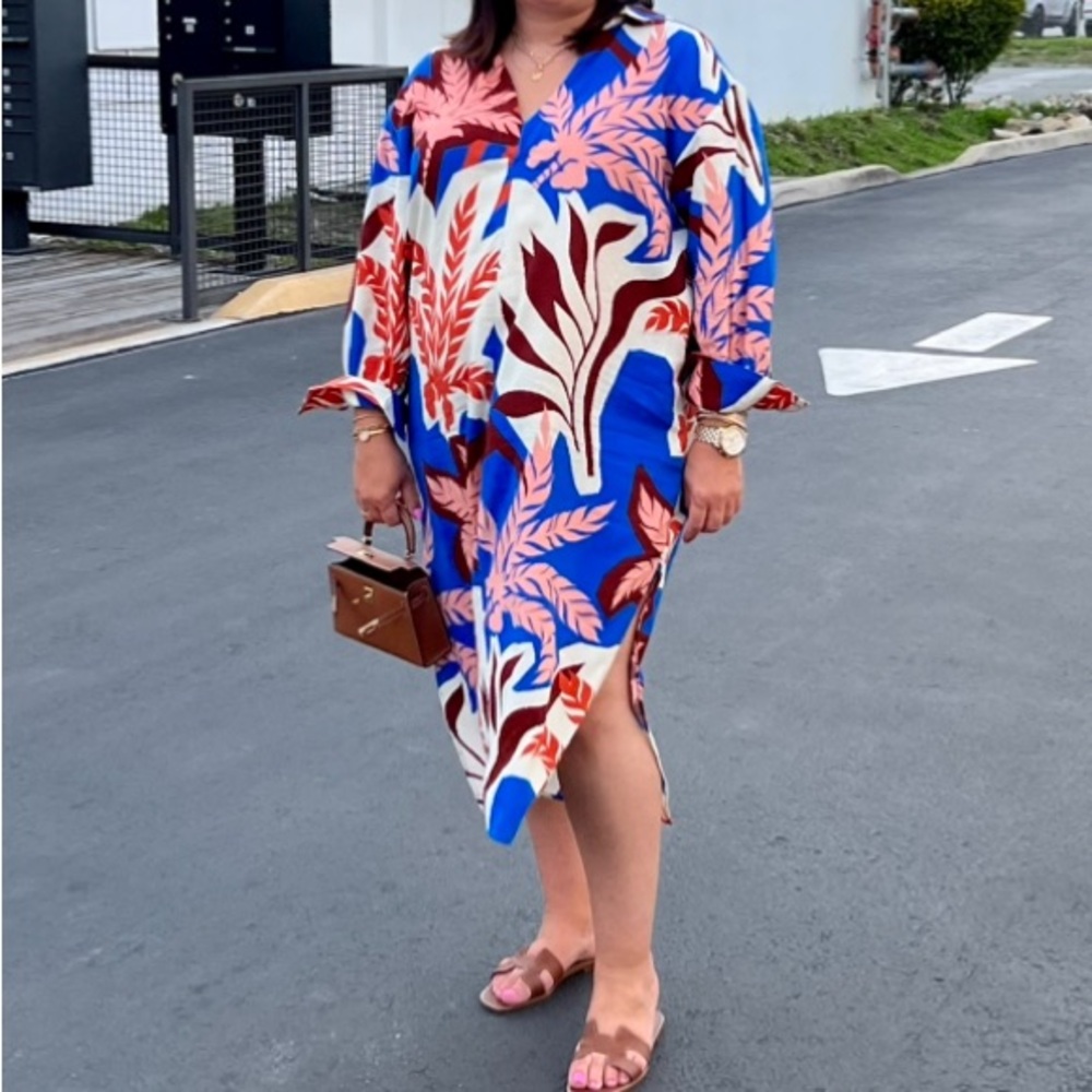 H&M Midi Dress with Collar